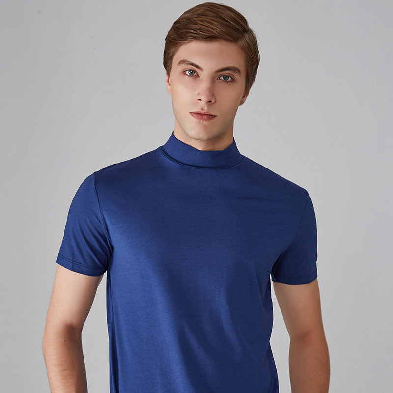 🎁Gran oferta⏳Camiseta de hombre con cuello y corte ajustado 