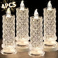 🎁LED Crystal Candle Lights- Romantic Tabletop Night Lights