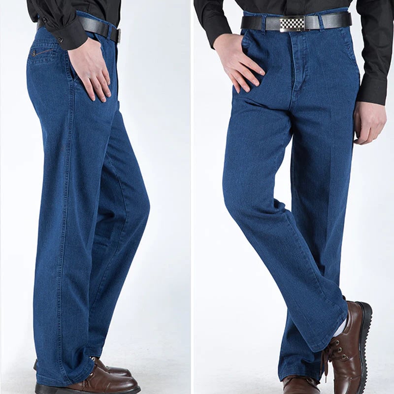 💎 60% OFF! 💎 Men's Slim Fit Hip-Lifting Jeans – High Waist, Straight Cut & All-Day Comfort for a Sharper Silhouette 👖🔥