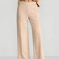 ✨ Women's Chic V-Neck 2-Piece Lounge Set – Relaxed Long-Sleeve Top, Flowy Wide-Leg Pants & Effortless Comfort for a Stylish, Put-Together Look at Home or On the Go! 🌸