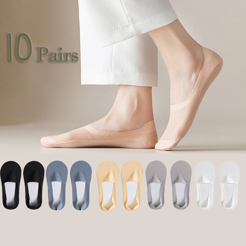 🔥Hot Sale 🔥Silicone Anti-Slip Invisible Socks