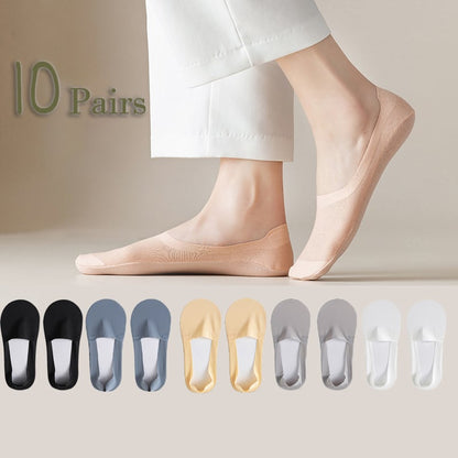🔥Hot Sale 🔥Silicone Anti-Slip Invisible Socks