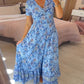 💃Hot Sale - 50% OFF! 🔥Floral print v-neck dress