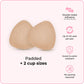 Invisible Lift - Patented Sticky Fashion Bra Inserts Prevents Nipple Slips No Sewing Required Low Cut Tops Womenswear