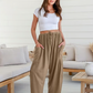 💖LAST DAY SALE 30% OFF💖Women's Linen Wide Leg Pants with Pockets - Breathable & Spacious Storage