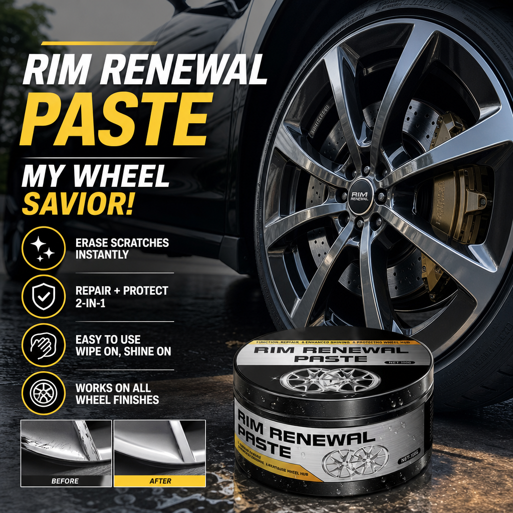 🥳2026 HOT SALE🥳💞50K+ SOLD!✨🛞 All‑in‑One Wheel Restoration Paste – Erases scratches & curb rash instantly. Molecular bonding, rock‑hard protection. Showroom shine! 💎🚗