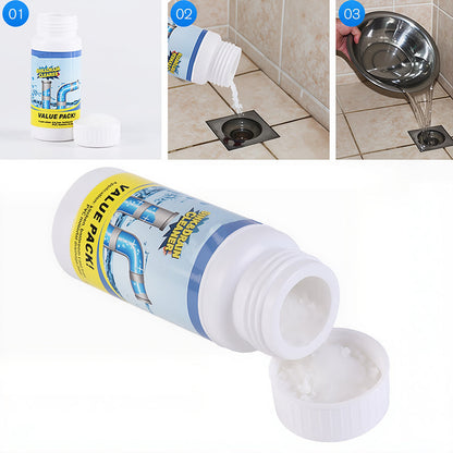 🏖️Summer Cool Deal:BUY 1 GET 1 FREE!!👍🎉Pipe-Clearing Foaming Powder – Fast-Acting Drain Unclogger & Deodorizer