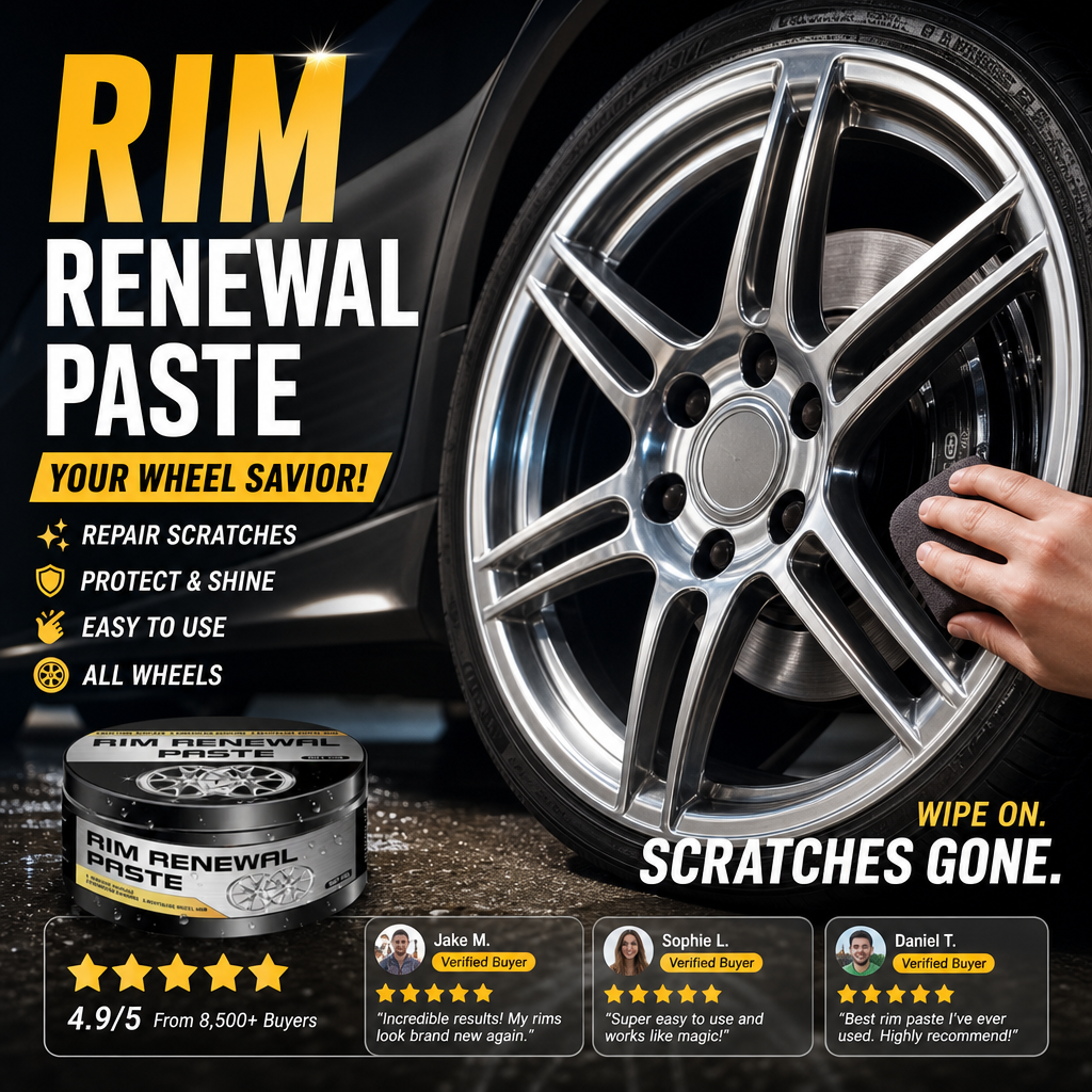 🥳2026 HOT SALE🥳💞50K+ SOLD!✨🛞 All‑in‑One Wheel Restoration Paste – Erases scratches & curb rash instantly. Molecular bonding, rock‑hard protection. Showroom shine! 💎🚗