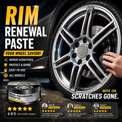 🥳2026 HOT SALE🥳💞50K+ SOLD!✨🛞 All‑in‑One Wheel Restoration Paste – Erases scratches & curb rash instantly. Molecular bonding, rock‑hard protection. Showroom shine! 💎🚗