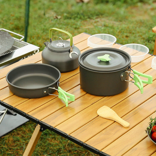 🎅🔥Hot Sale $55.98🎉🎄Aluminum Outdoor Camping Cookware Set（54% OFF）