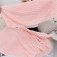 Clouds Coral Velvet Bath Towel