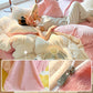 🎁2023-Christmas Hot Sale🎁 Luxury Soft Solid Color Bedding 4-pices-Set