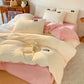 🎁2023-Christmas Hot Sale🎁 Luxury Soft Solid Color Bedding 4-pices-Set