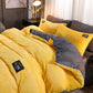 🎁2023-Christmas Hot Sale🎁 Luxury Soft Solid Color Bedding 4-pices-Set