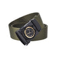 Men's Canvas Nylon Smooth Buckle Alloy Belt