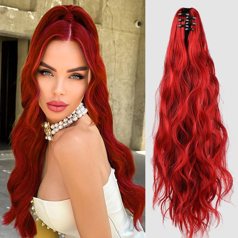 🎁Time-Sensitive Exclusive Deal! ✨Curly Wig High Ponytail with claw clip