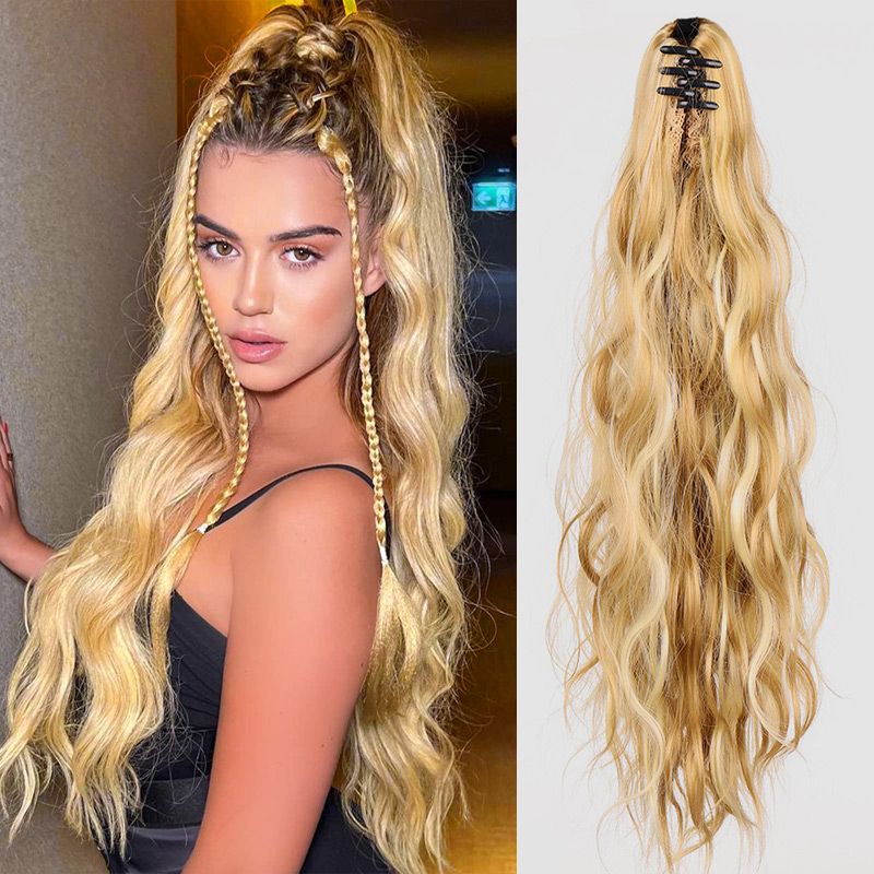🎁Time-Sensitive Exclusive Deal! ✨Curly Wig High Ponytail with claw clip