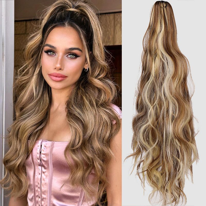 🎁Time-Sensitive Exclusive Deal! ✨Curly Wig High Ponytail with claw clip