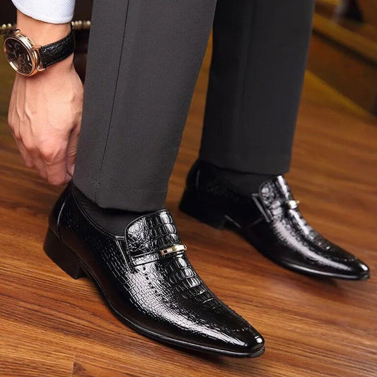 🐊👞 Zapatos de cuero cómodos y lujosos para hombre🔥✨