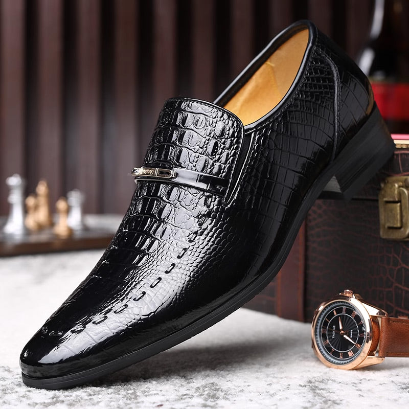 🐊👞 Zapatos de cuero cómodos y lujosos para hombre🔥✨