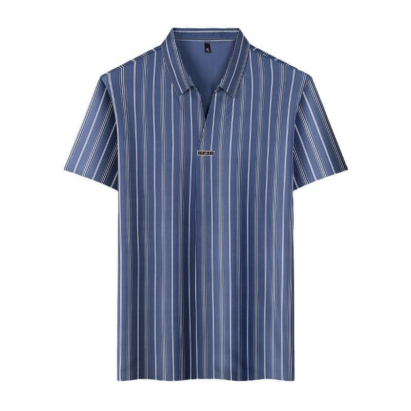 🔥Gran oferta de Año Nuevo 2024🔥Camisa de manga corta a rayas de verano para hombre