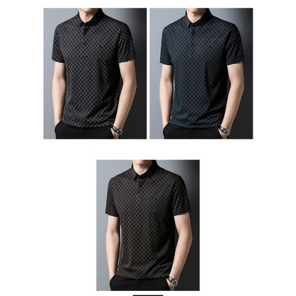 🔥Gran oferta🔥Camisa a cuadros con solapa de verano para hombre