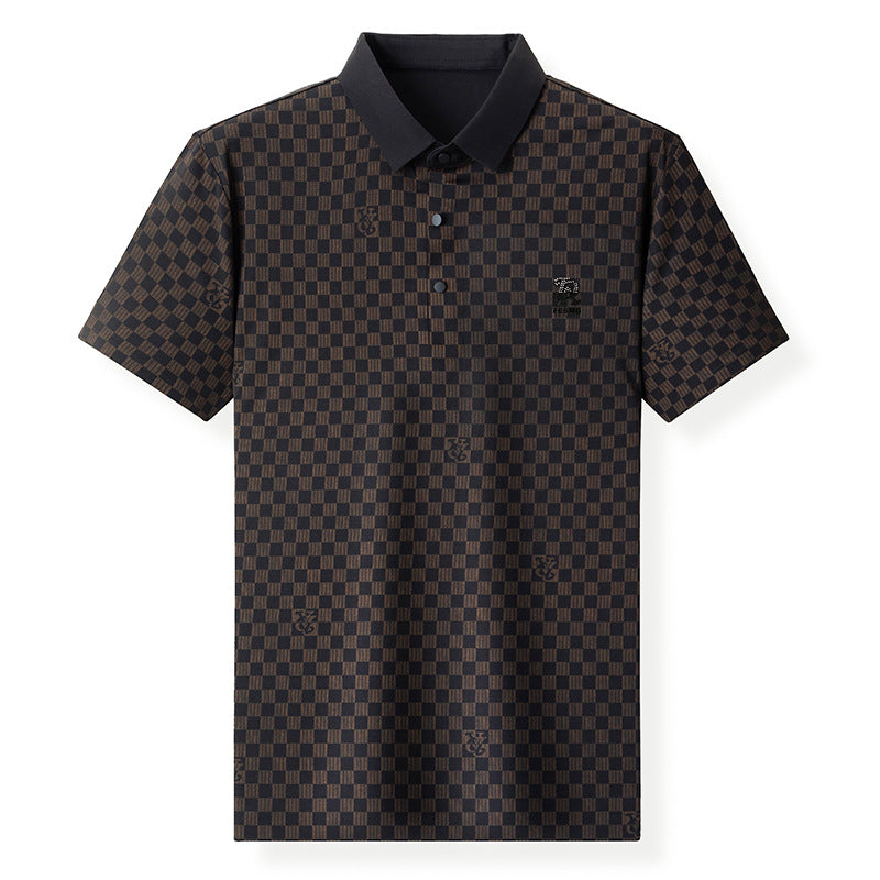 🔥Gran oferta🔥Camisa a cuadros con solapa de verano para hombre