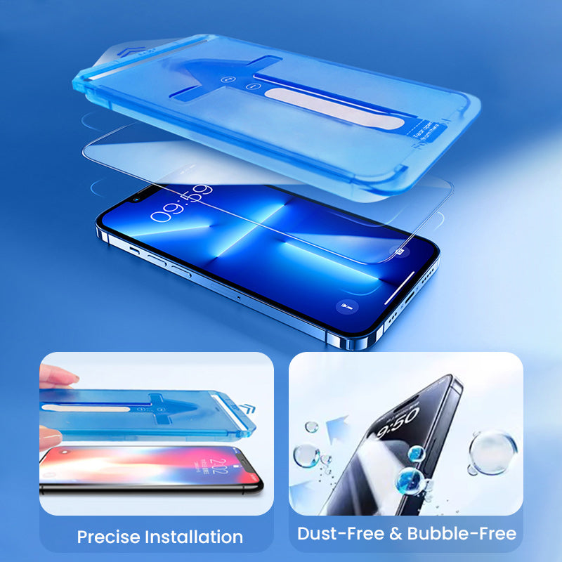 HD Anti-Peep Film with Auto Dust Removal for iPhone Series