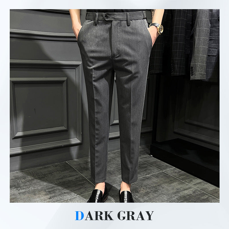 Business Casual Dress Pants with Adjusting Elastic Band