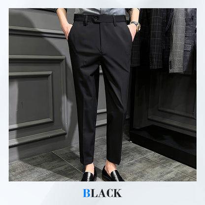 Business Casual Dress Pants with Adjusting Elastic Band