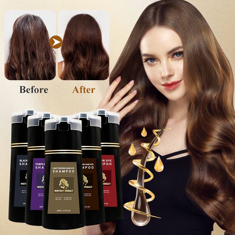 💥BUY 2 GET 1 FREE💥Instant Result Hair Dye Shampoo