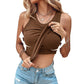 👚 50% OFF NOW! 💖 Last Day Special Price!! –Ribbed Stretchy Tank Top with Shelf Bra –  Built-in support, smoothing fit & no-slip straps – perfect for layering or workouts 💪