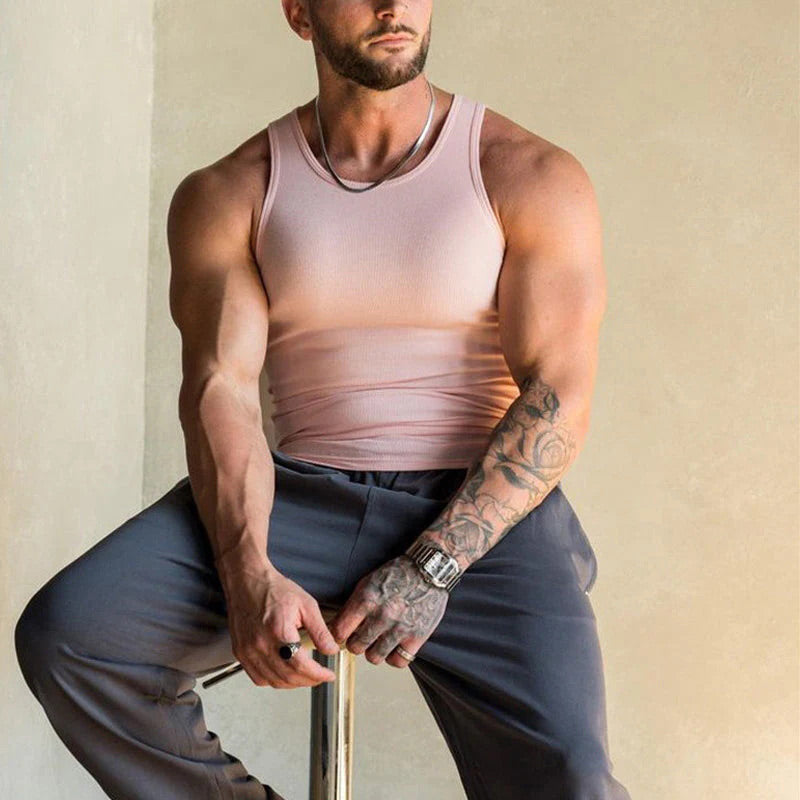 🔥 2026 Fresh Drops | Flat 50% OFF Today! 💸Muscle Fit Tank Top for Men – Slim, Strong, Stylish💪👕