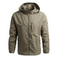 Climbing Field Jacket Men's Windproof Outerwear Waterproof Softshell Tactical Jacket Coat