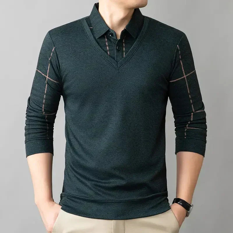 🔥New product launch, loss-making promotion📣 Men's Lapel Faux  Warm Top