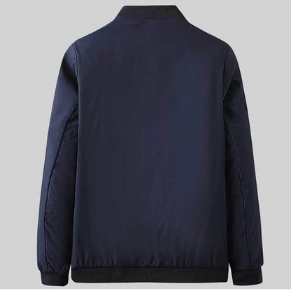 Men's Casual Lightweight Full-Zip Jacket with Pockets