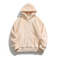 Solid Color Thickened Loose Fuzzy Hooded Sweatshirt