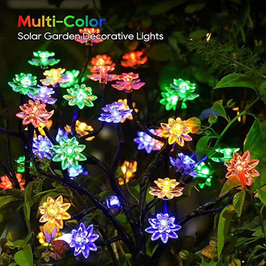 Solar-Powered Weather Resistant Garden LED Light Set