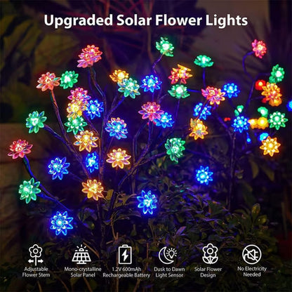 Solar-Powered Weather Resistant Garden LED Light Set