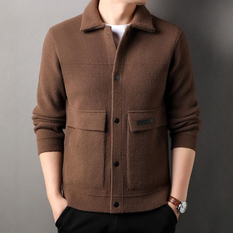 ❄️Winter New Fall/Winter Men's Double-Sided Wool Coat: Trendy Korean Style Utility Jacket! 🍂🧥