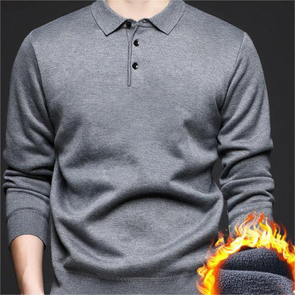 ✨New Arrival✨Gift Choice -Men's Autumn Lapel Padded Thickened Sweater