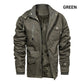 Men’s Winter Cargo Jacket with Hood