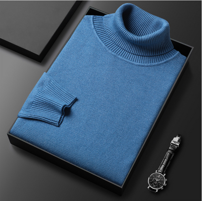 ⏳ 2026 Hot Sale!  ⏰Men's Solid Color Premium Turtleneck Sweater👔