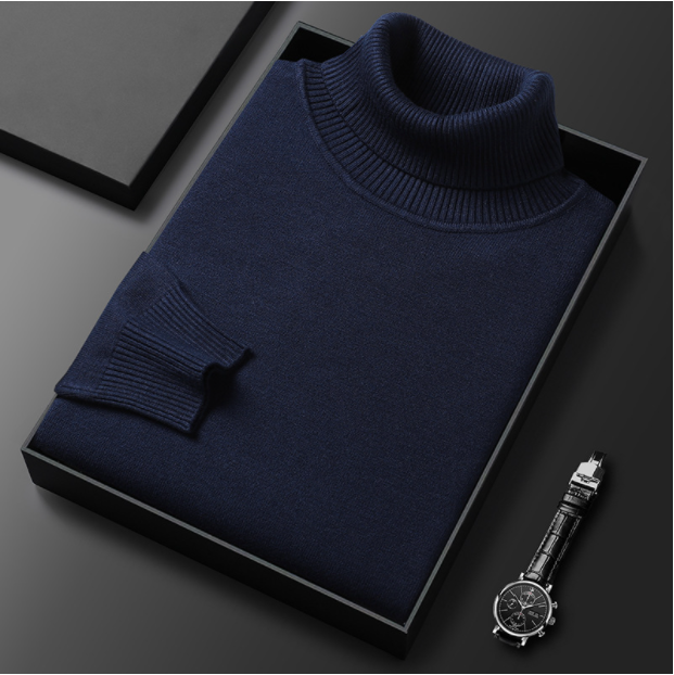 ⏳ 2026 Hot Sale!  ⏰Men's Solid Color Premium Turtleneck Sweater👔