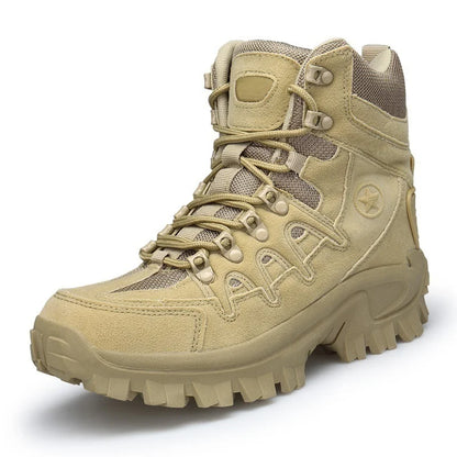 🎅Christmas Pre-sale🎁Men Outdoor Waterproof Non-Slip Hiking Boots Combat Boots