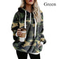 Women's Long Sleeve Half-Zipper Fluff Hoodie Pullover Sweatshirt