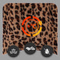Women's Warm Leopard Print Faux Fur Coat