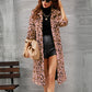 Women's Warm Leopard Print Faux Fur Coat