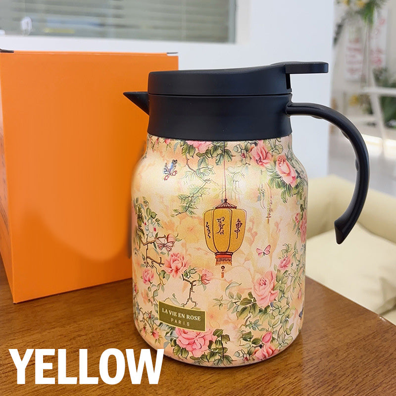 🔥🍵1000ml Vacuum Insulated Teapot with Strainer