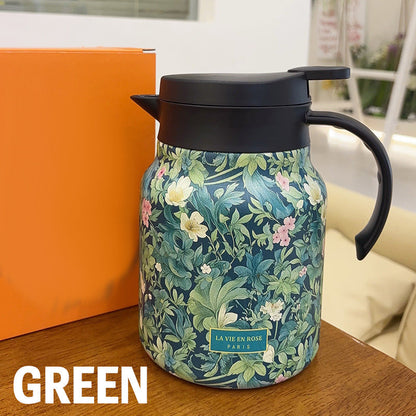 🔥🍵1000ml Vacuum Insulated Teapot with Strainer